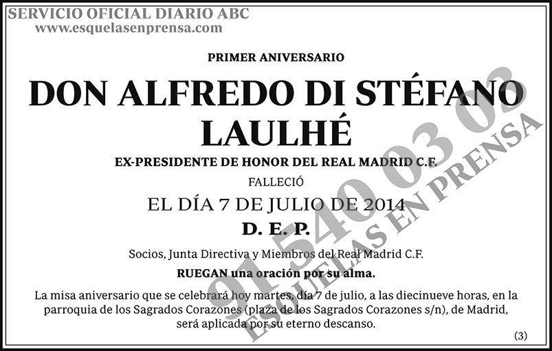 Alfredo Di Stéfano Laulhé
